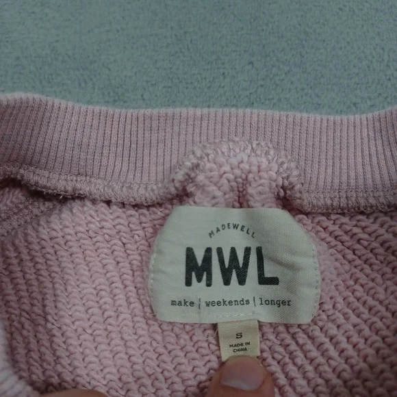 Madewell Sweater Dress Womens Small Pink Casual Loungewear Pullover - Picture 4 of 8